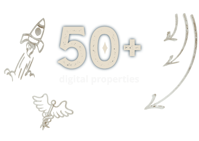 50 plus digital properties